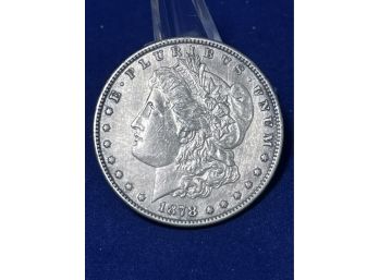 1878 8 Tail Feathers Morgan Silver Dollar  - First Year For The Morgan