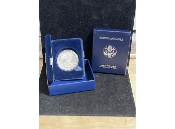1989 Proof Silver Eagle 1 Oz Silver Coin