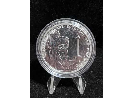 2018 1 Oz .999 Silver Coin UK Trafalgar Square Commemorative