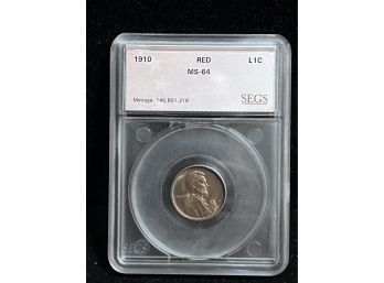 1910 Lincoln Wheat Cent Uncirculated