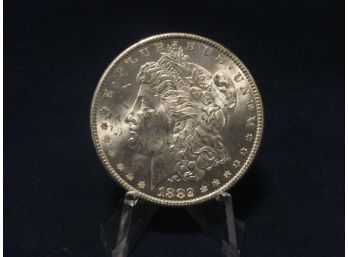 1882  Morgan Silver Dollar Uncriculated