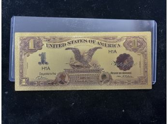 Black Eagle $1 Gold Banknote