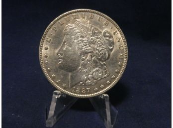 1887 Morgan Silver Dollar Uncriculated