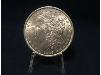 1889 Morgan Silver Dollar Uncriculated