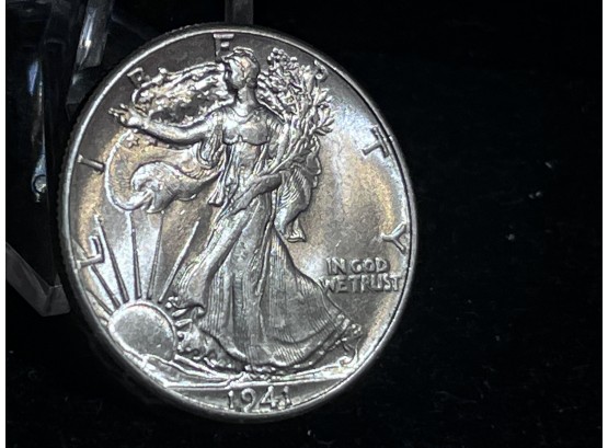 1941 Walking Liberty Silver Half Dollar - Brilliant Uncirculated