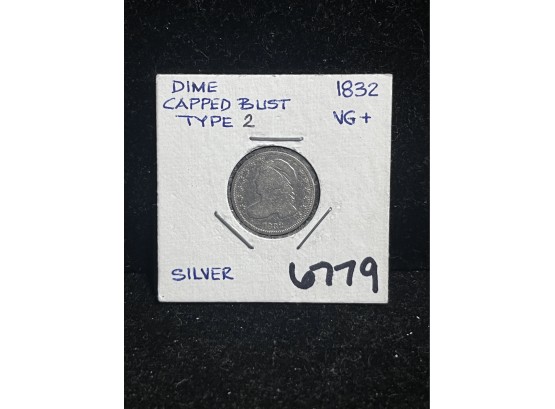 1832 Capped Bust Silver Dime