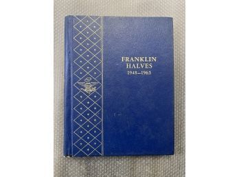Franklin & Kennedy Silver Half Dollar Album - 37 90 5 40 Silver & 5 Clad Halfs