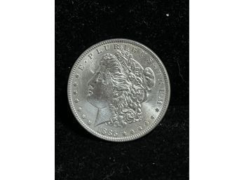 1885 Morgan Silver Dollar Almost Uncirculated