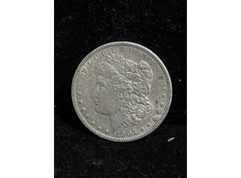1903  Morgan Silver Dollar  - Almost Uncirculated