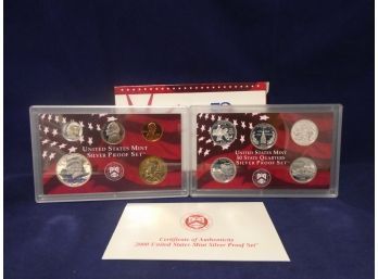 2000 United States Silver Proof Set 10 Coins