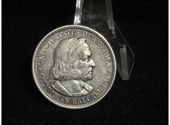 1892 Columbian Exposition Commemorative Silver Half Dollar