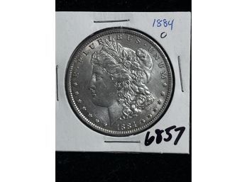 1884  O New Orleans Morgan Silver Dollar Uncirculated