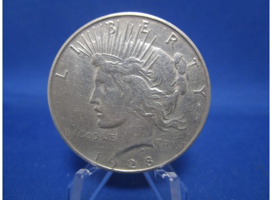 1928 San Francisco US Silver Peace Dollar