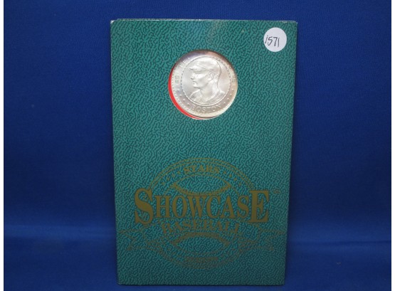 Showcase Base Ball Star Series .999 Fine Silver Ted Williams Coin