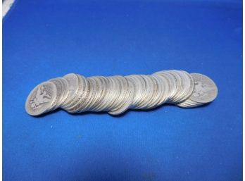 $10 Face Value Roll Of 20 Barber Quarters Mixed Dates & Mint Marks