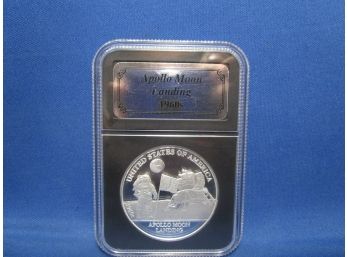 Apollo Moon Landing 1 Oz Silver Coin