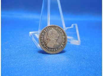 Mexico 1781 1/2 Real Silver Coin - High Grade