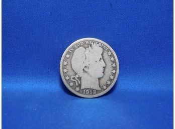 1912 D Denver Barber Silver Half Dollar