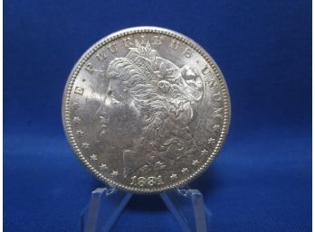 1881 S San Fransisco Morgan Silver Dollar Unc