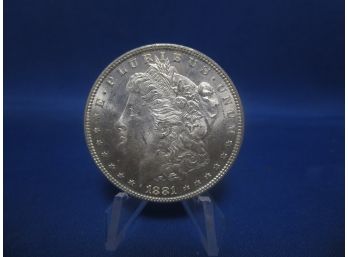 1881 Morgan Silver Dollar Unc