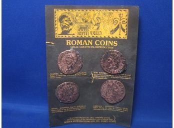4 Coin Roman Coin Replica Coin Set