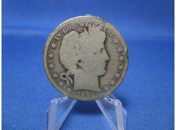 1894 O New Orleans Barber Silver Half Dollar