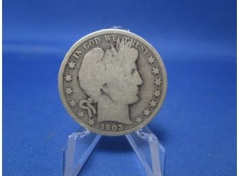 1903 New Orleans Barber Silver Half Dollar