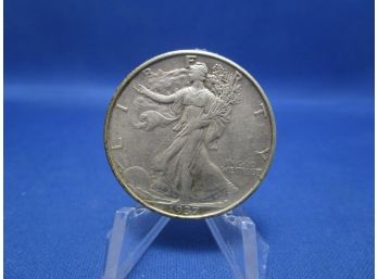 1937 Walking Liberty Silver Half Dollar XF