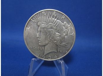 1934 US Silver Peace Dollar