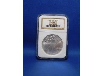 2000 US Silver American 1 Oz Eagle MS69 By NGC
