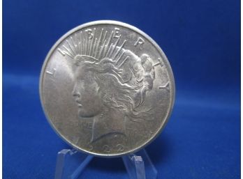 1922 S San Fransisco Silver Peace Dollar AU