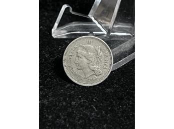 1866 3 Cent Nickel - Extra Fine