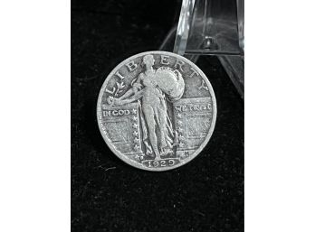 1929 S San Francisco Standing Liberty Silver Quarter