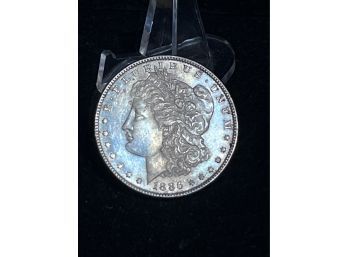 1886 Morgan Silver Dollar Nice Toning