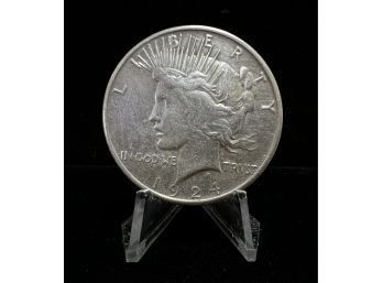 1924 S San Francisco Peace Silver Dollar