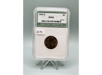 1943 D Silver Jefferson Nickel  - Uncirculated
