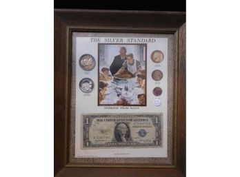 The Silver Standard Norman Rockwell US Coin & Currency Framed Set