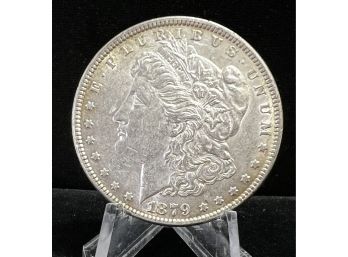 1879 Morgan Silver Dollar - Almost Uncirculated