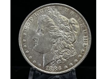 1886 Morgan Silver Dollar - Almost Uncirculated