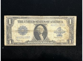 1923 Horse Blanket Note $1 Silver Certificate - Lower Grade