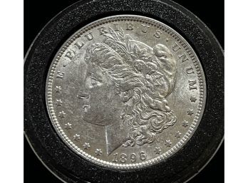 1896 Morgan Silver Dollar  - Almost Uncirculated