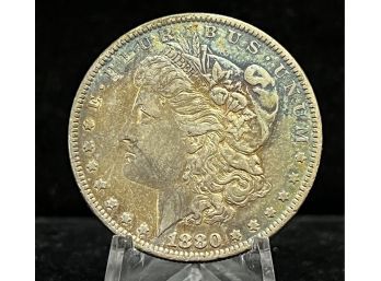 1880 New Orleans Morgan Silver Dollar - Toned