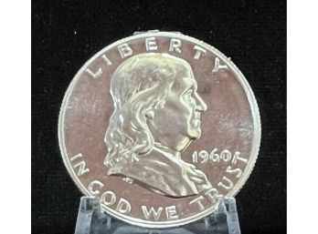 1960 Proof Franklin Silver Half Dollar