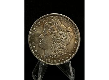 1896 Morgan Silver Dollar  - Nice Toning
