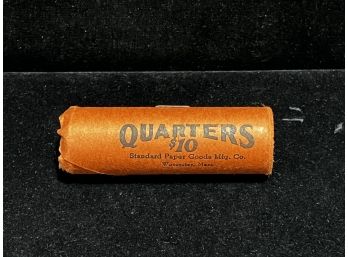 $10 Face Roll Of 40 Washington 90 Silver Quarters - 1964 - Uncirculated