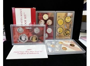 2009 United States Mint Silver Quarter Proof Set 17 Coins - Complete
