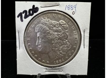 1884  New Orleans Morgan Silver Dollar  Uncirculated