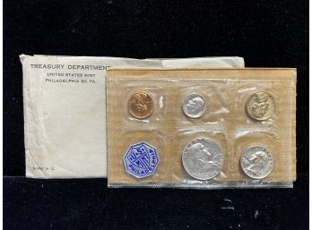1957 US Silver 5 Coin Proof Set - Original Envelope