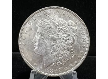 1892 Silver Dollar Almost Uncirculated