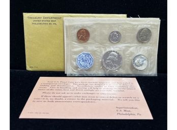 1963 US Silver 5 Coin Proof Set - Original Envelope & COA